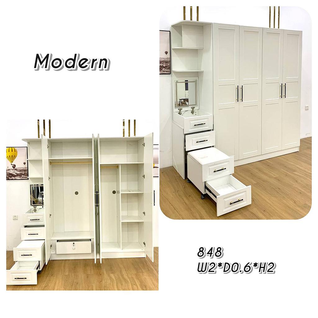 848-2m*2m ទូខោអាវម៉ូឌែន  